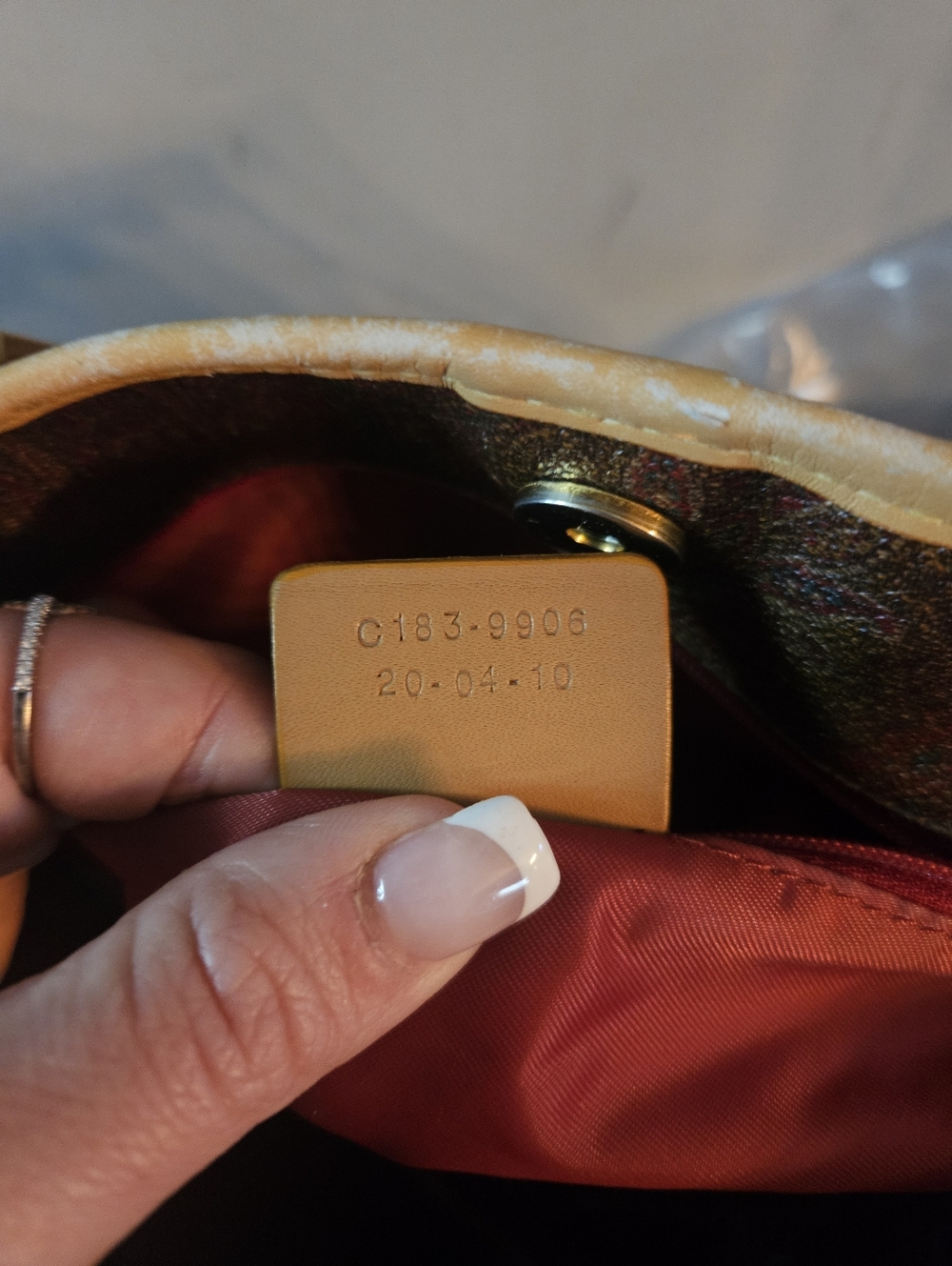Etro Brown Paisley Leather Trim Shoulder Bag - Picture 11 of 12